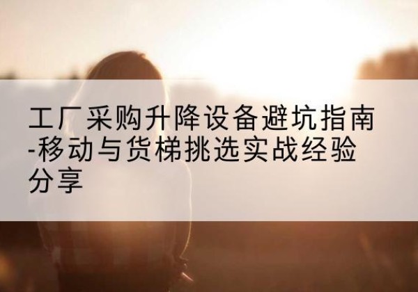 汾阳移动式升降机怎么选-工厂采购升降设备避坑指南-移动与货梯挑选实战经验分享