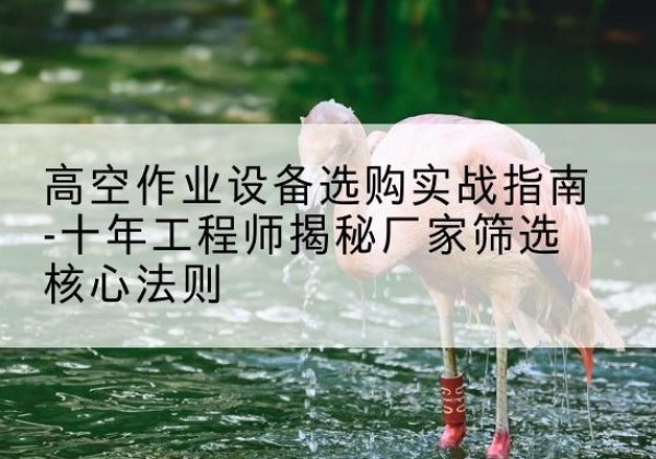 汾阳剪叉式升降机厂家-高空作业设备选购实战指南-十年工程师揭秘厂家筛选核心法则